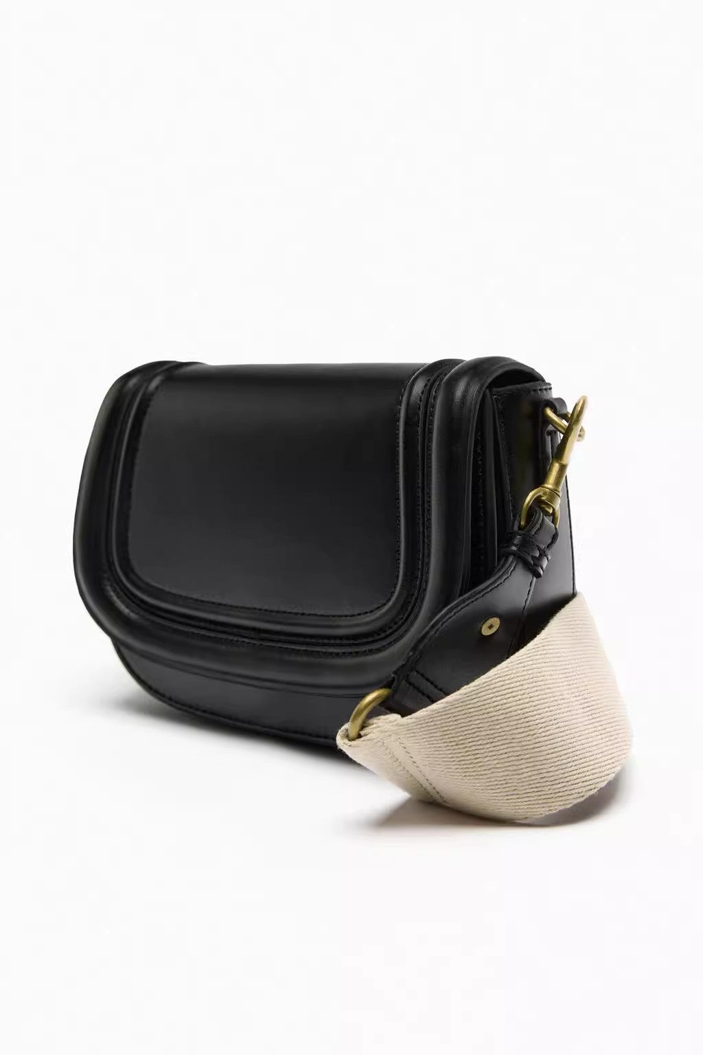 VALENCIA SADDLE BAG NERO - HIGH QUALITY