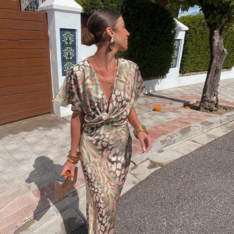 Cecily | Luxuriöses seidenweiches Maxikleid
