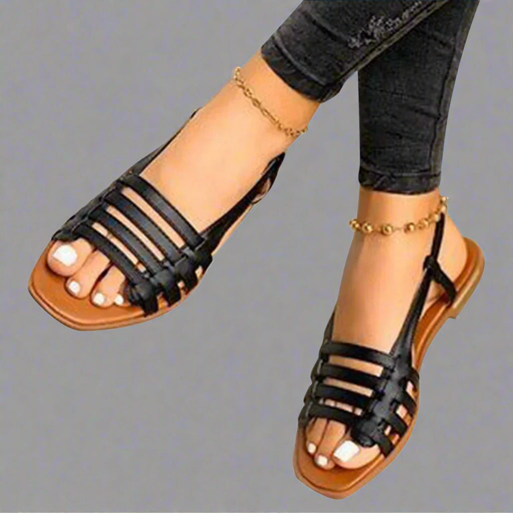 Adele | Sandali gladiatore fatti a mano in materiale premium