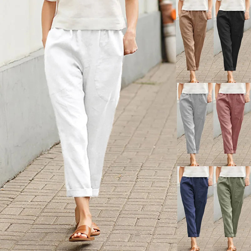 Crissa™ - Lockere Hosen mit Taschen