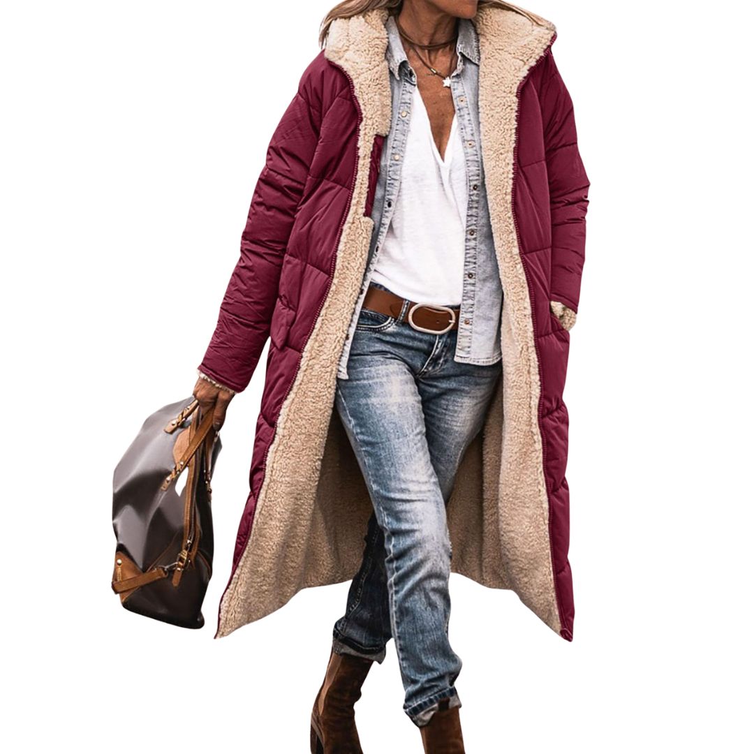 Fairford | Giacca Puffer Rivestita in Lana Reversibile