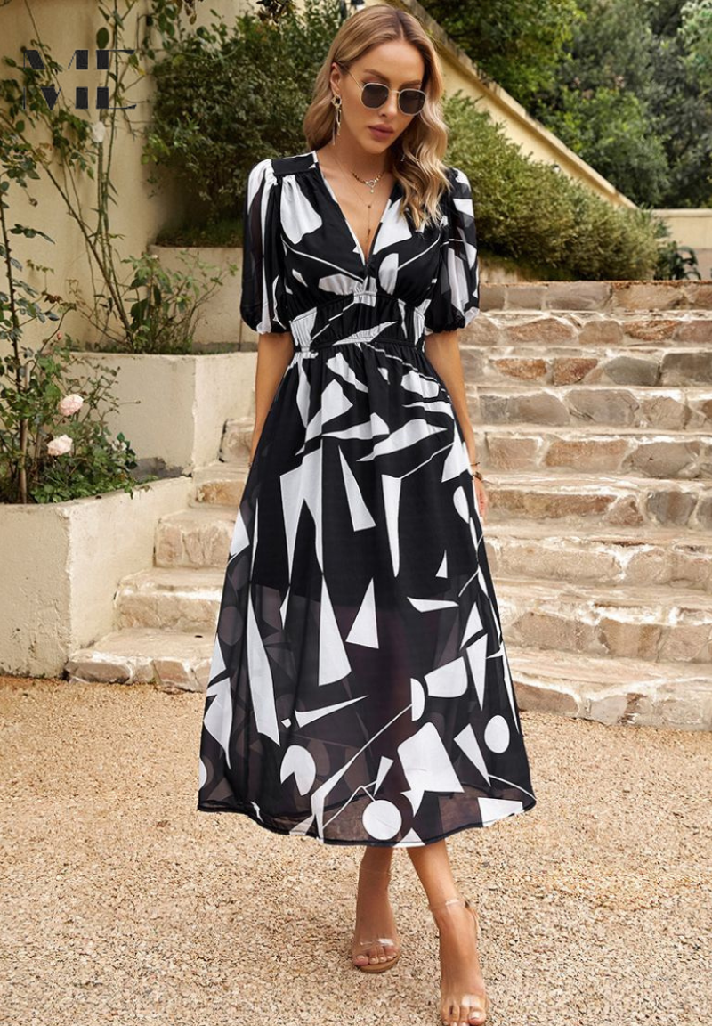 Danielle | Luxe Zeitlose Midi Kleid (Fast ausverkauft)