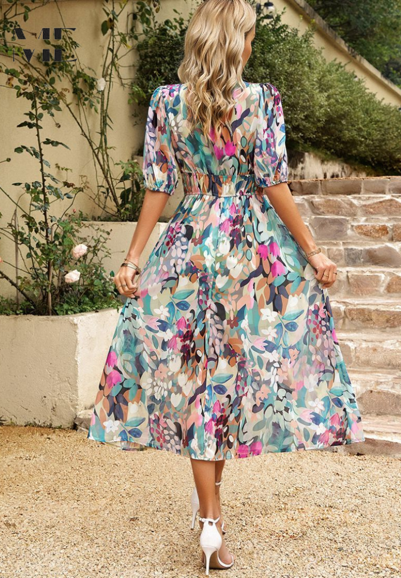 Danielle | Luxuriöses Zeitloses Midi-Kleid (Fast ausverkauft)