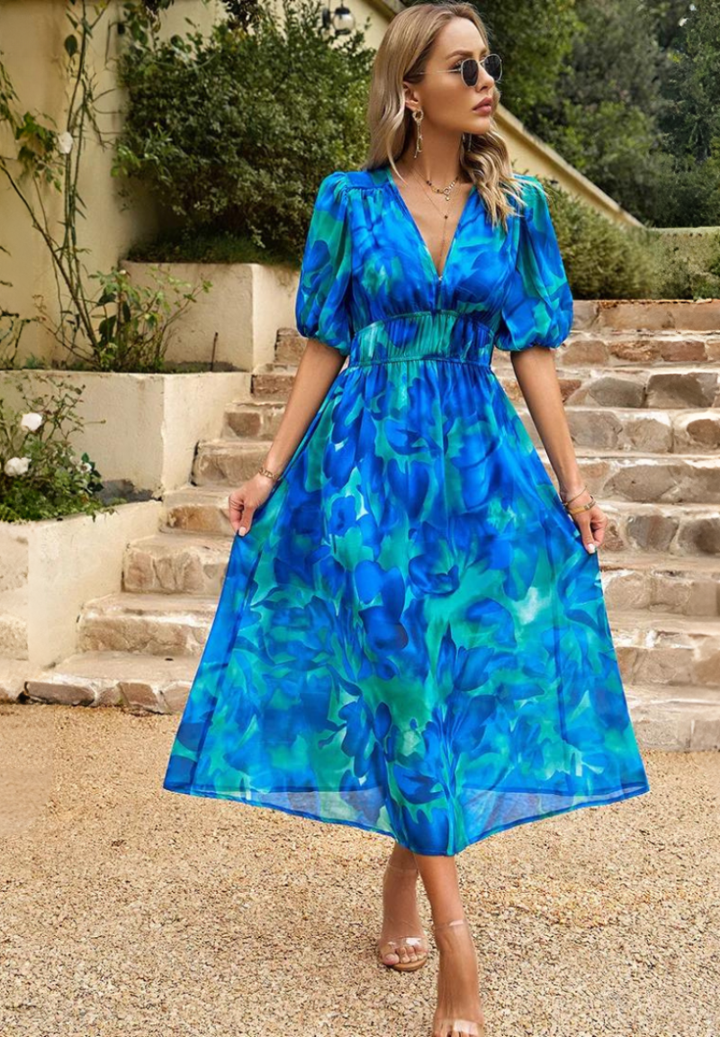 Danielle | Luxuriöses Zeitloses Midi-Kleid (Fast ausverkauft)