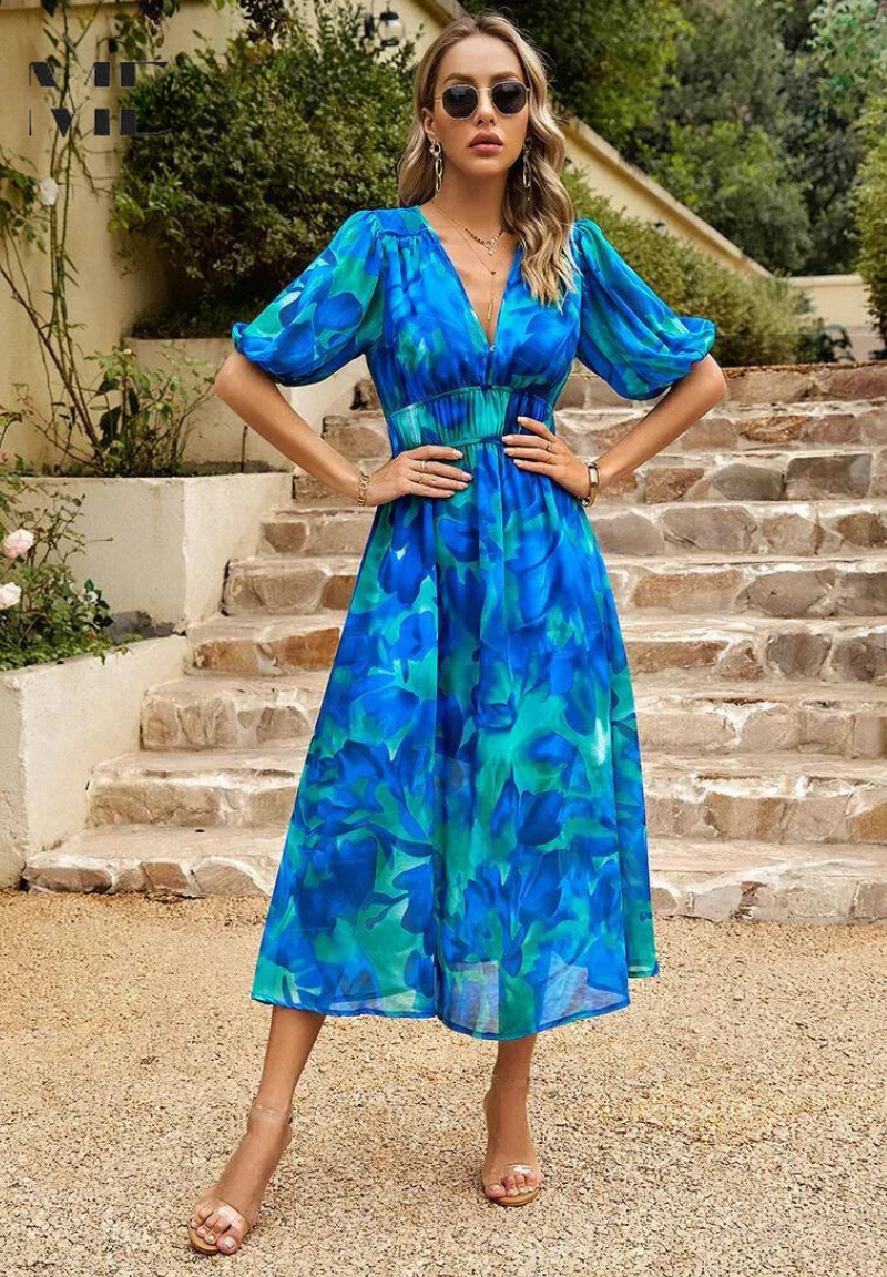 Danielle | Luxe Zeitlose Midi Kleid (Fast ausverkauft)