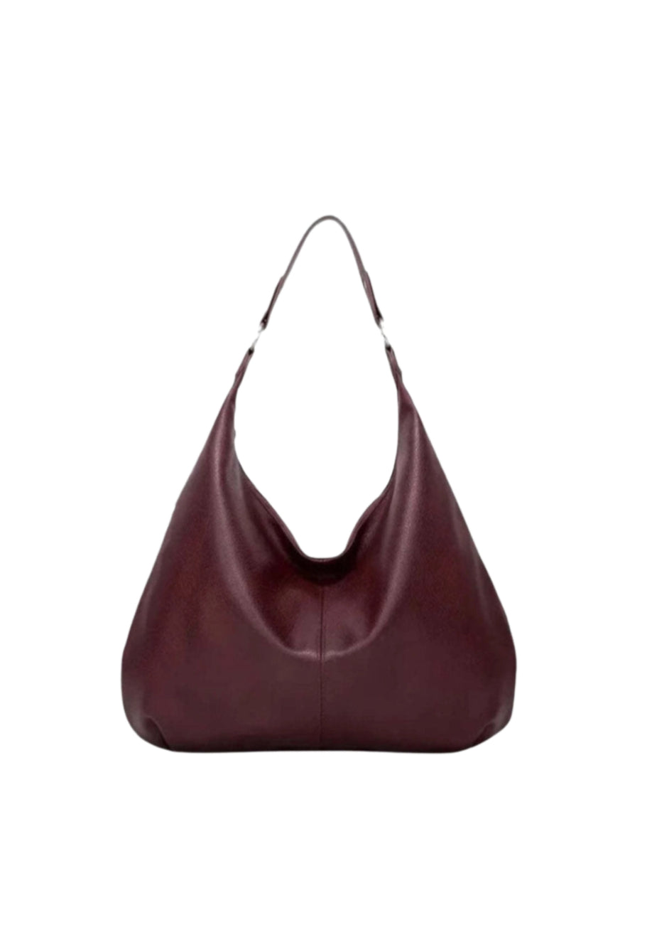 AMALFI CHARM MARRONE - LEATHER BAG