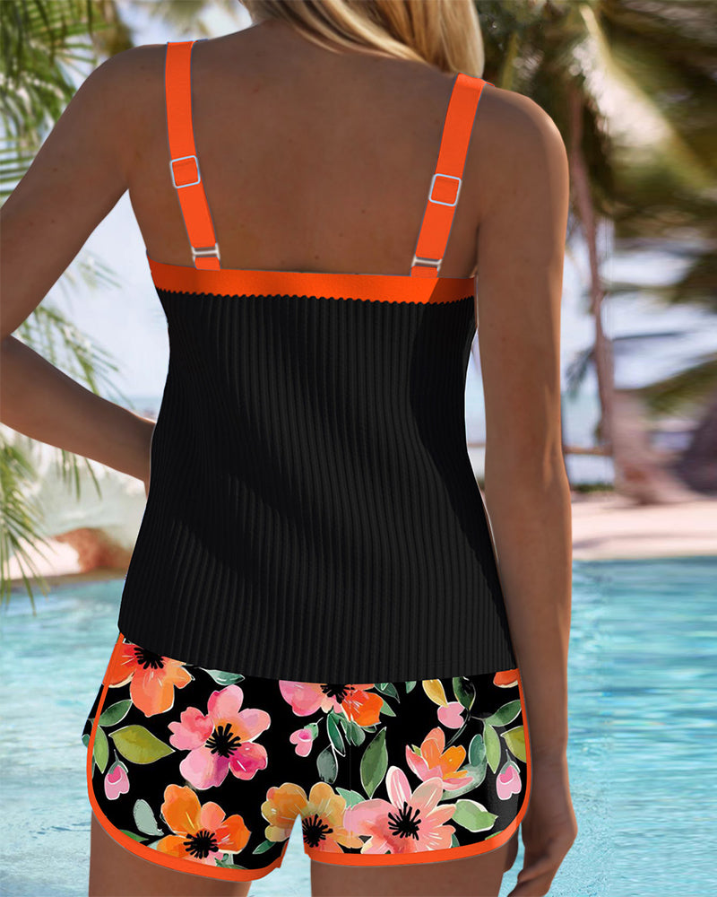 Clarissa | Set Tankini Elegante a Due Pezzi