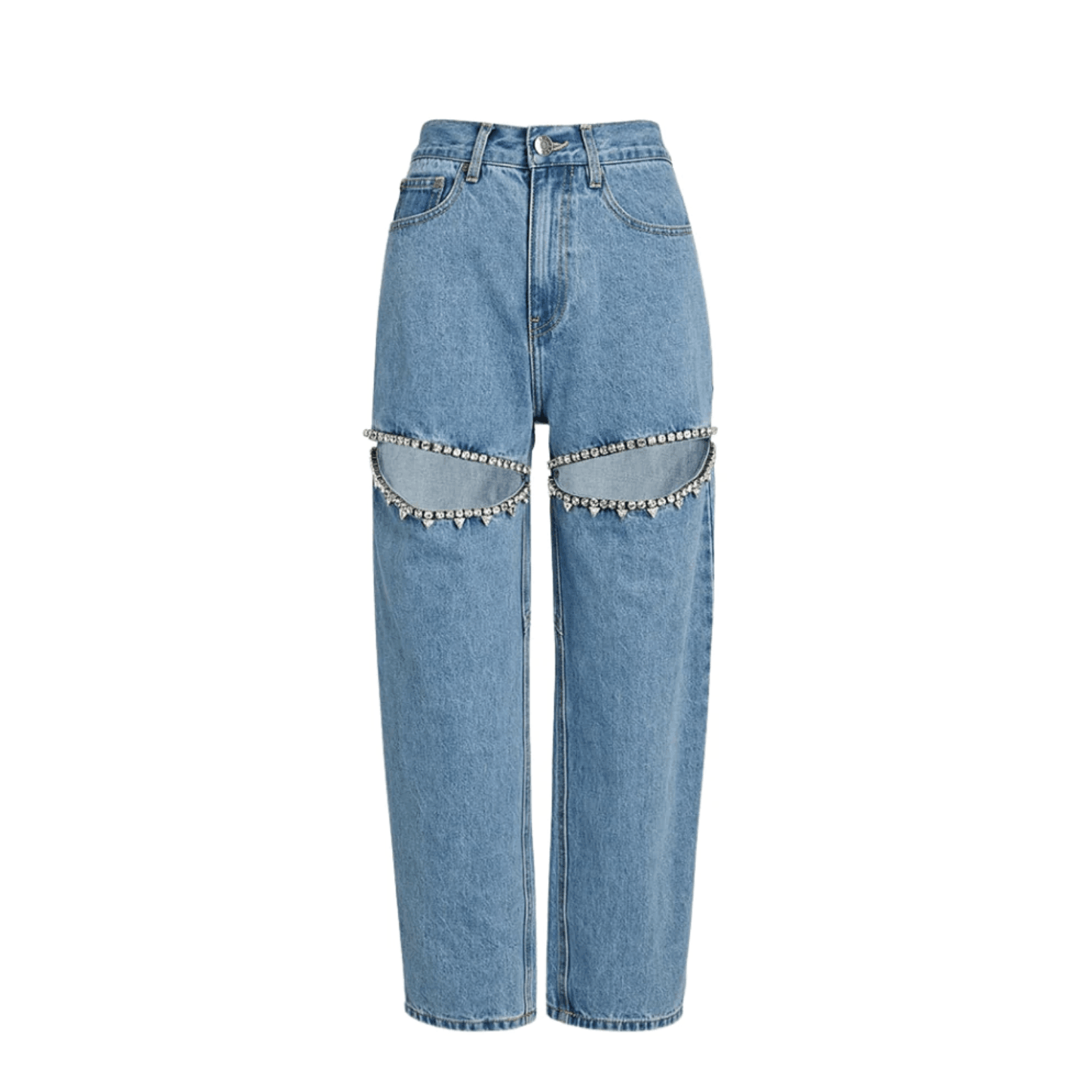 LIRIANA – CUTOUT HIGH-RISE JEANS