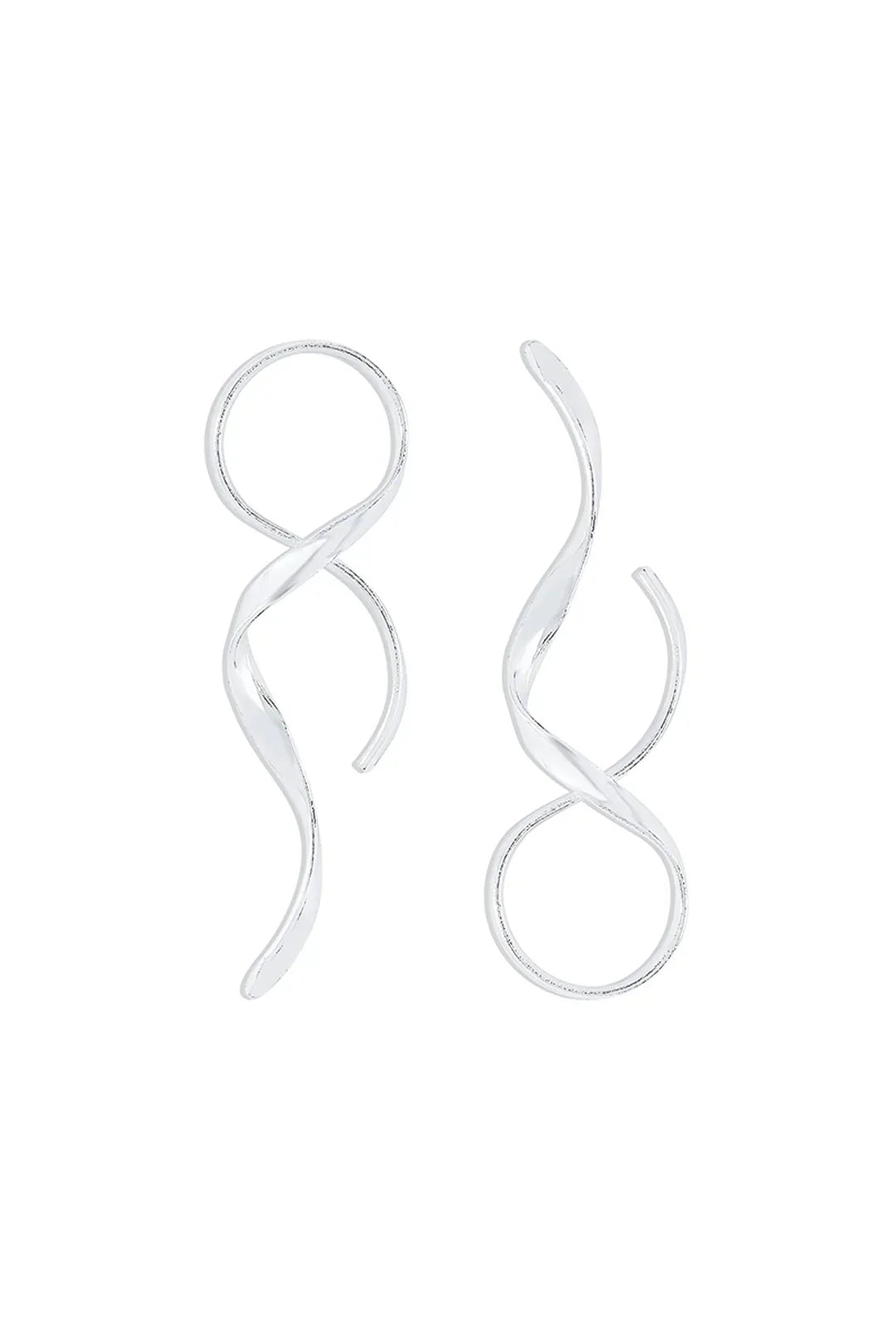 Ismara - Schlanke Spiral-Ohrringe