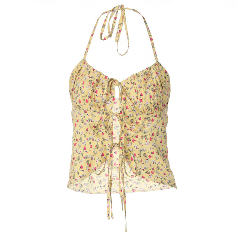 Top floreale vintage