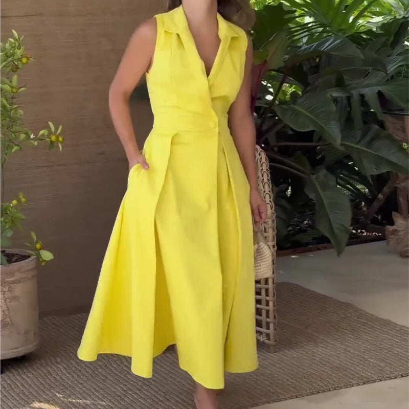 EMANUELA | ABENDKLEID MIT V-AUSSCHNITT