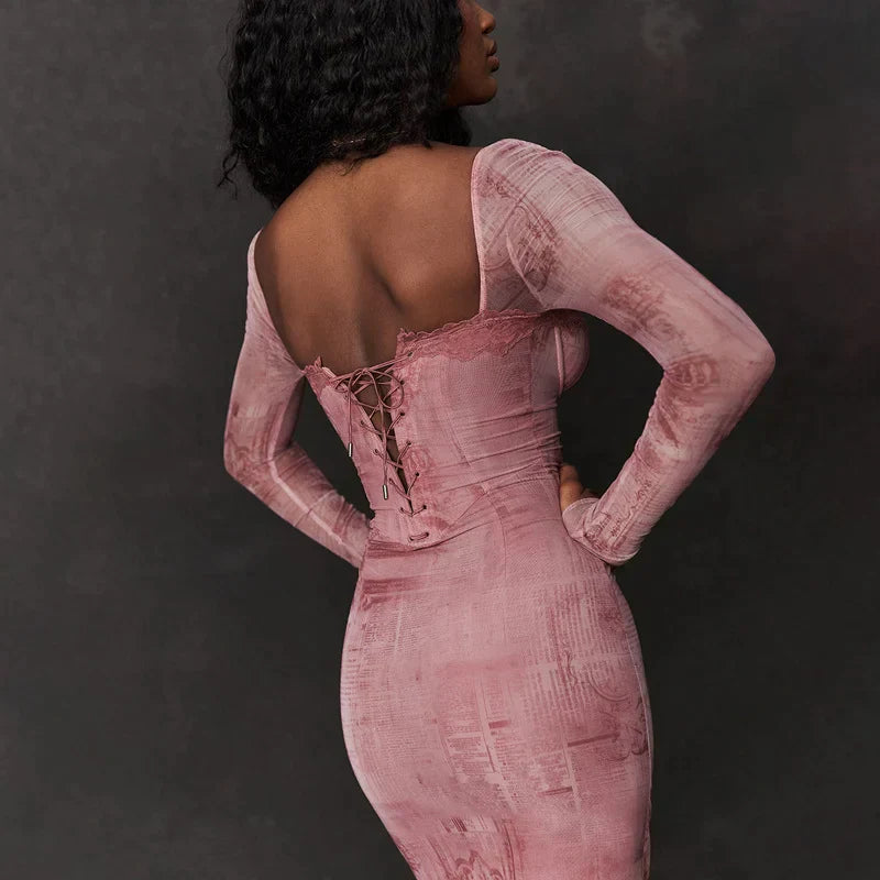 Lara - Elegantes Damenkleid in Rosa