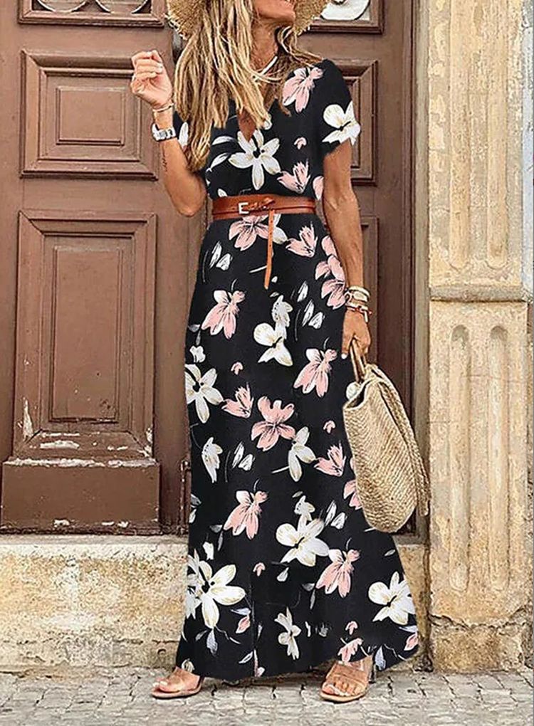 Luna® | Elegantes Bohemian Maxi-Kleid