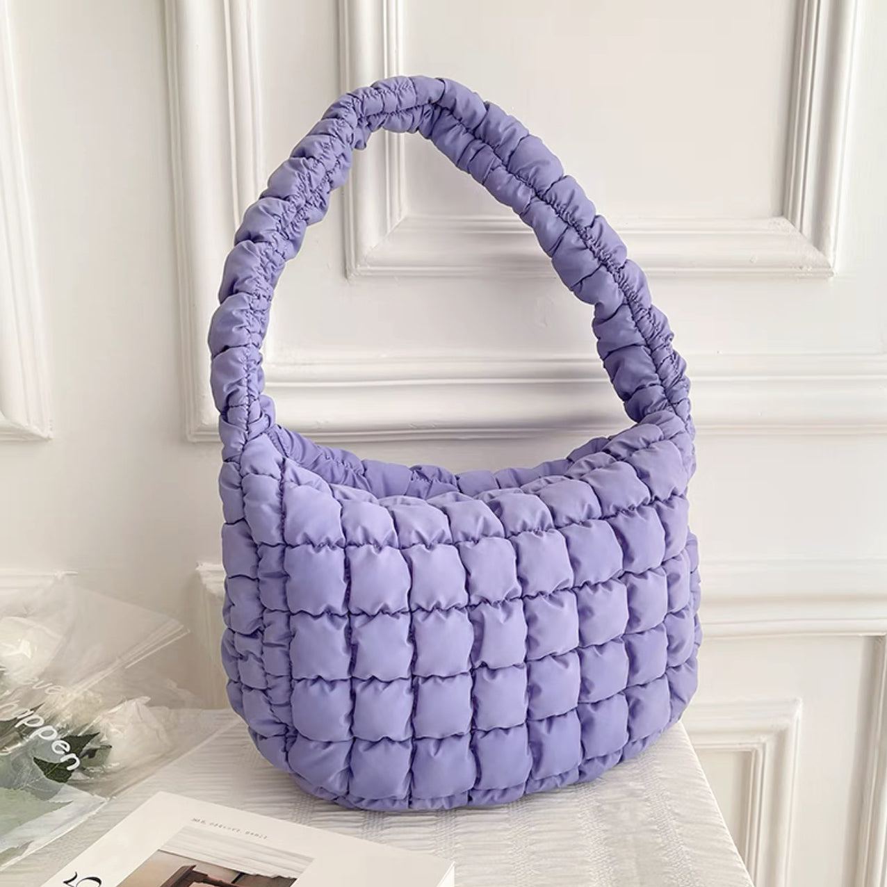 Blythe Plissierte Schultertasche