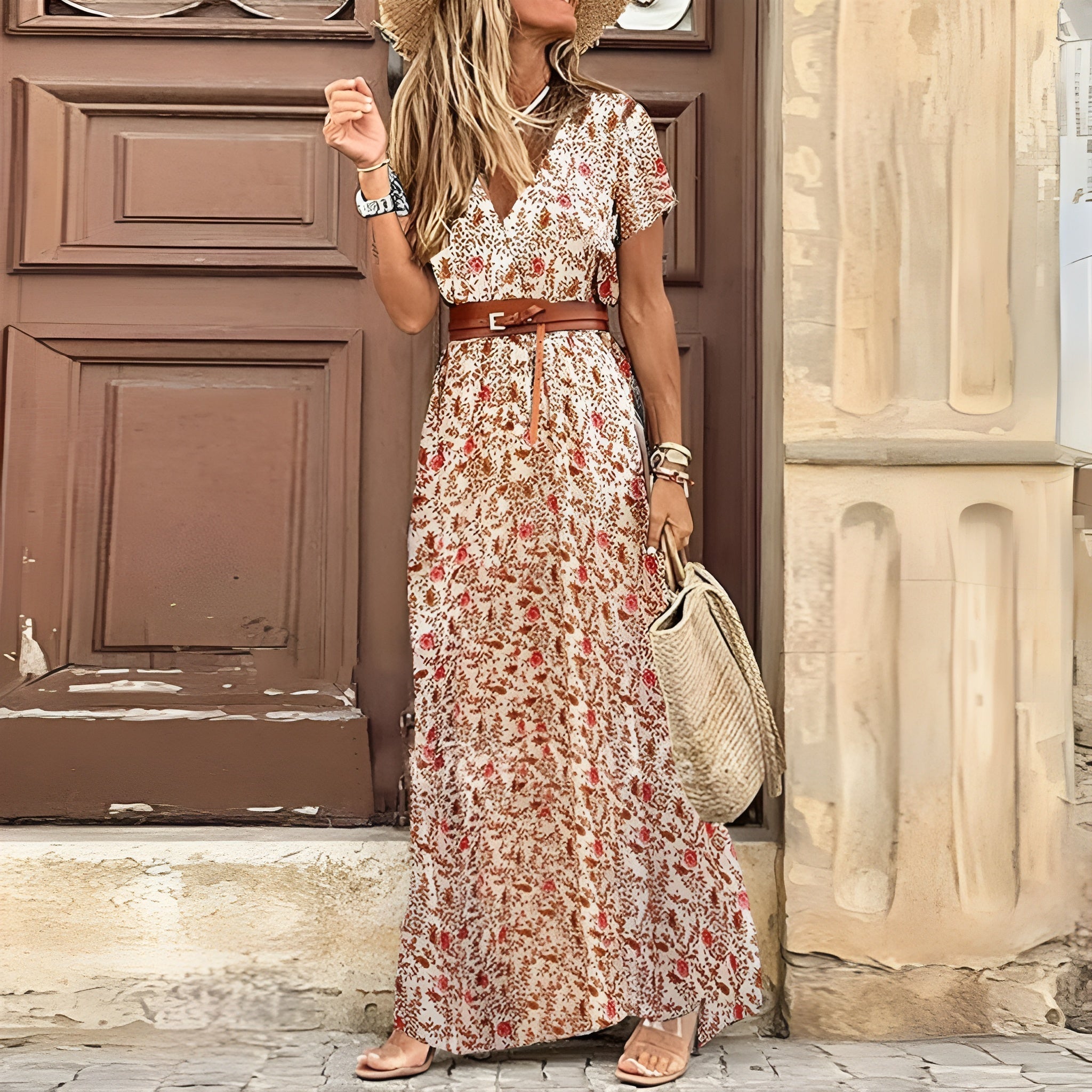 Luna® | Elegantes Bohemian Maxi-Kleid