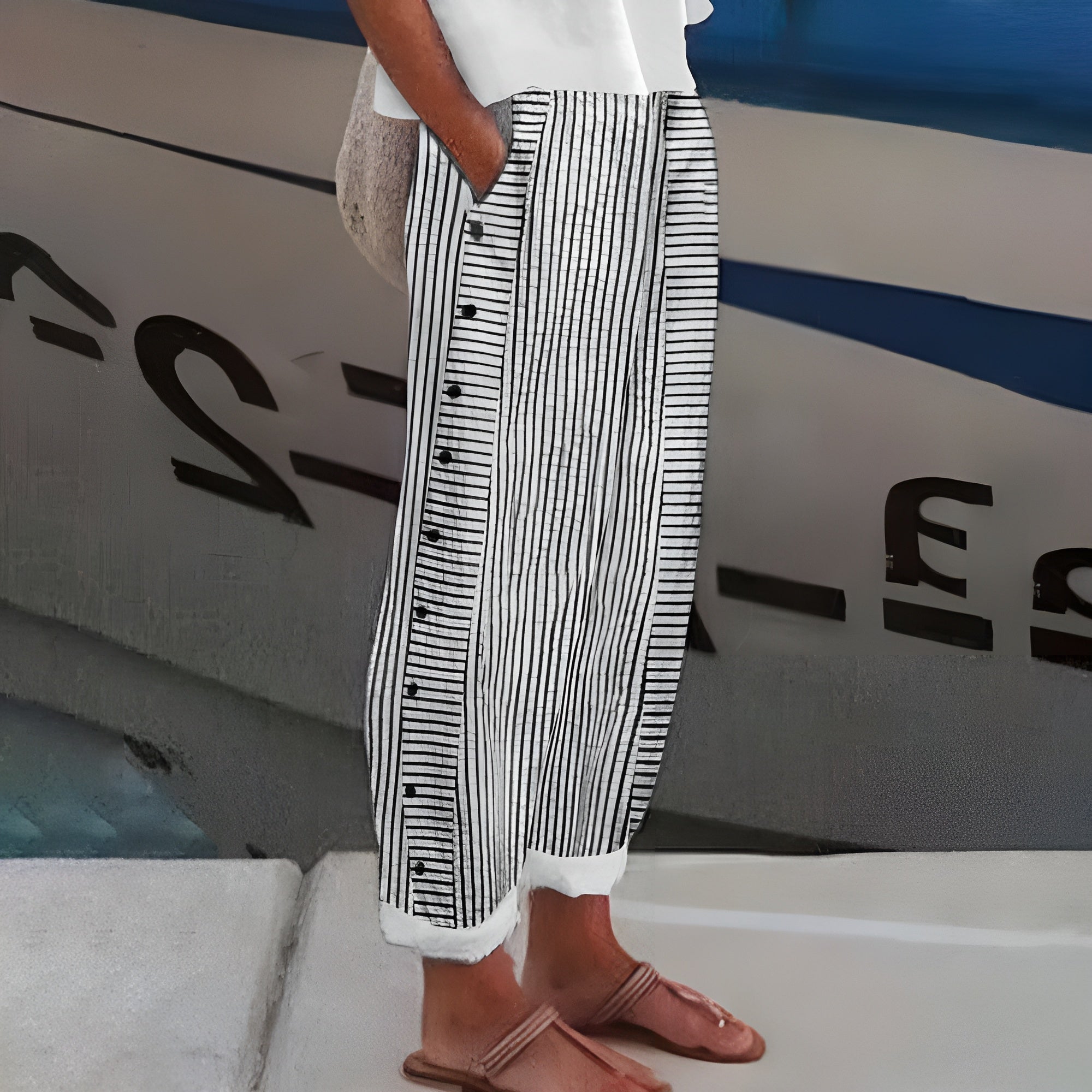 Dagny | Pantaloni Leggeri in Lino