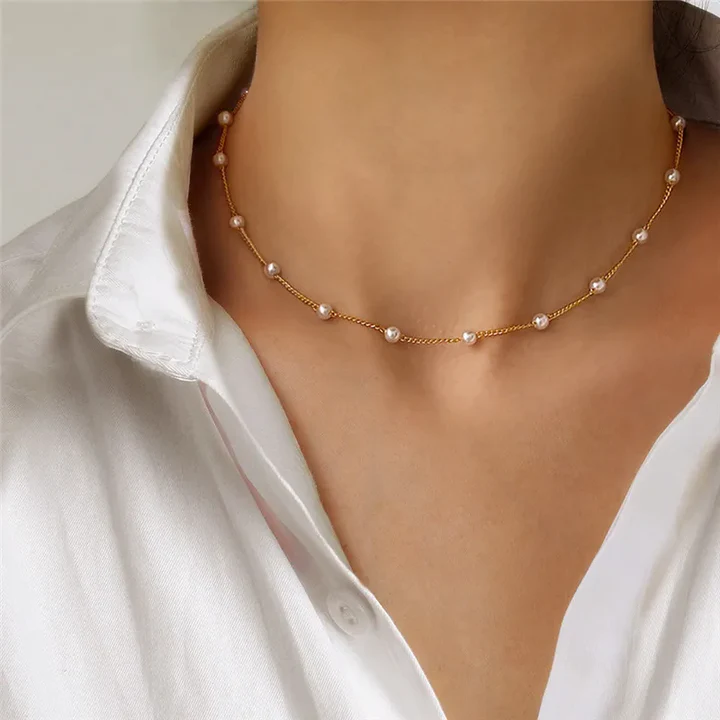Elegante Perlenkette