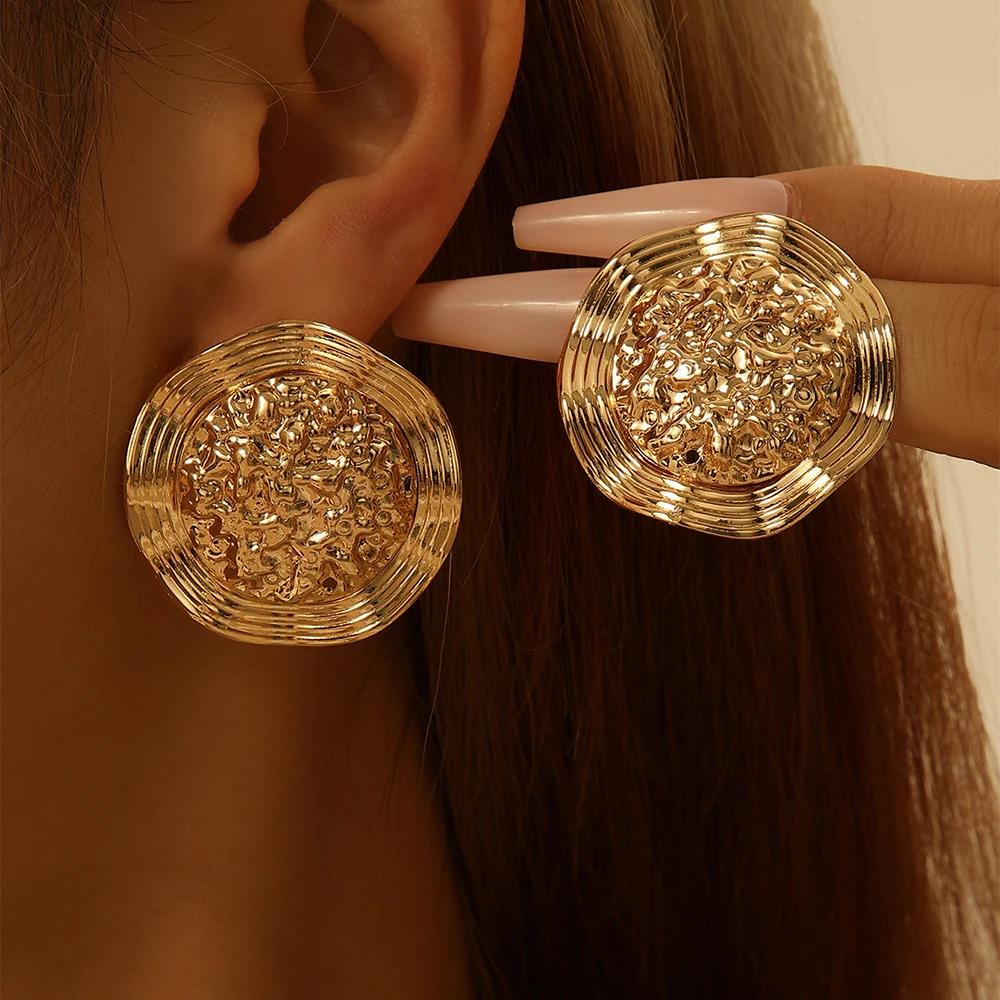 Elegante Goldohrringe