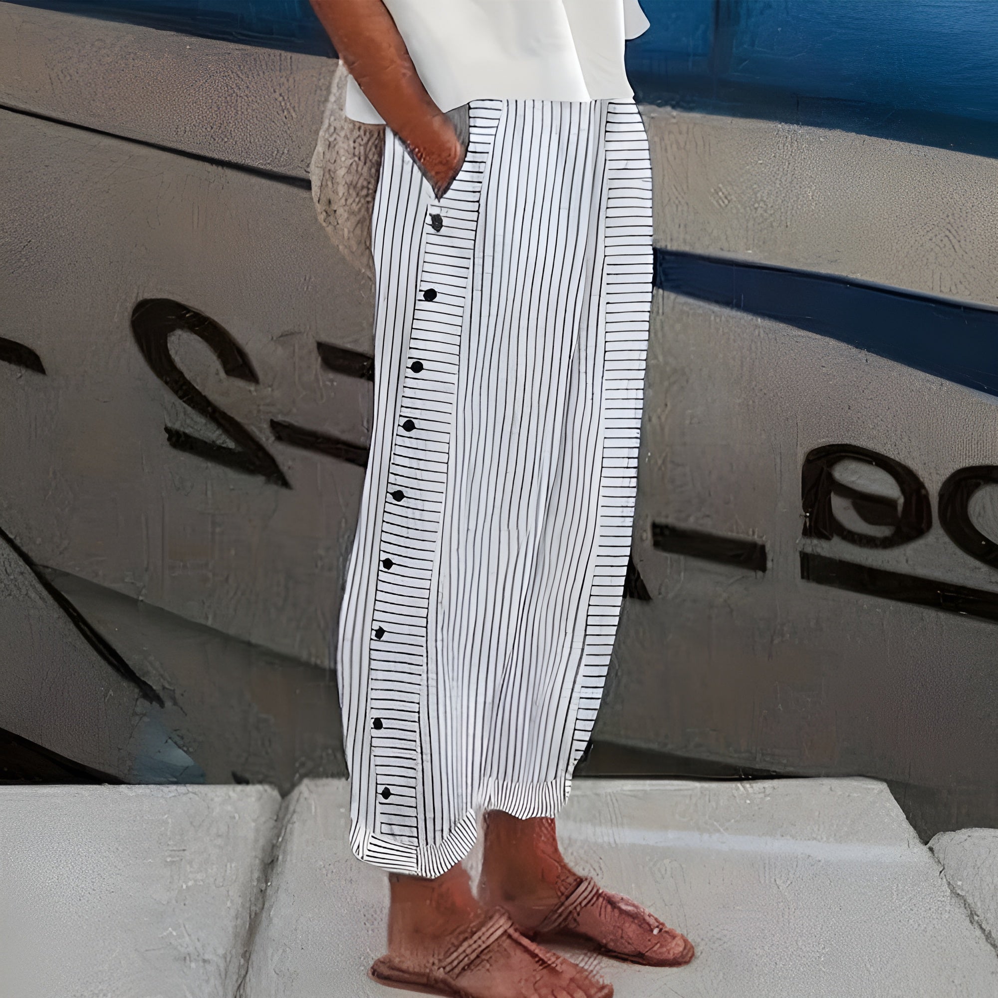 Dagny | Pantaloni Leggeri in Lino