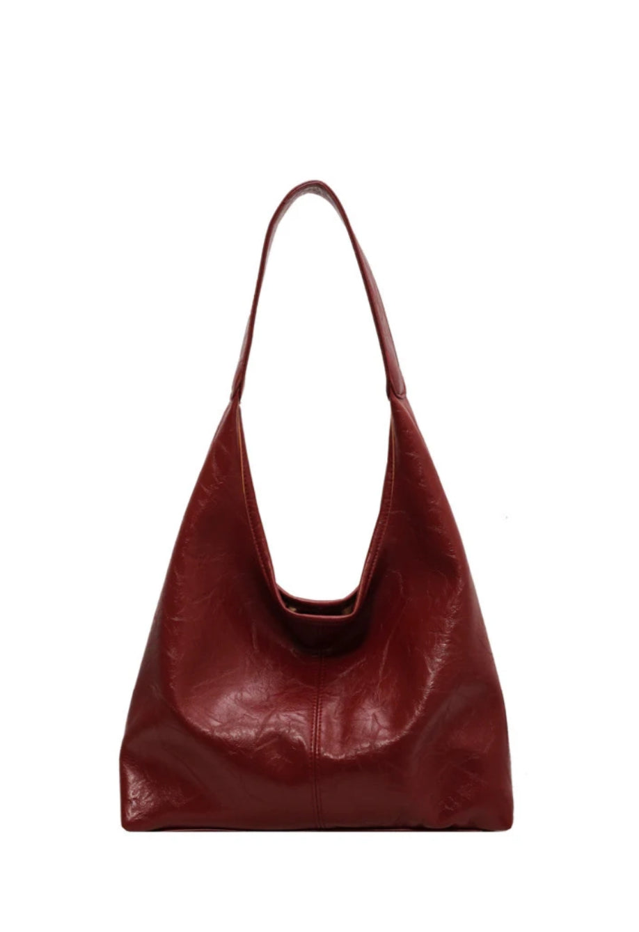 AURORA – ROSSO ELEGANT LEATHER SHOULDER BAG