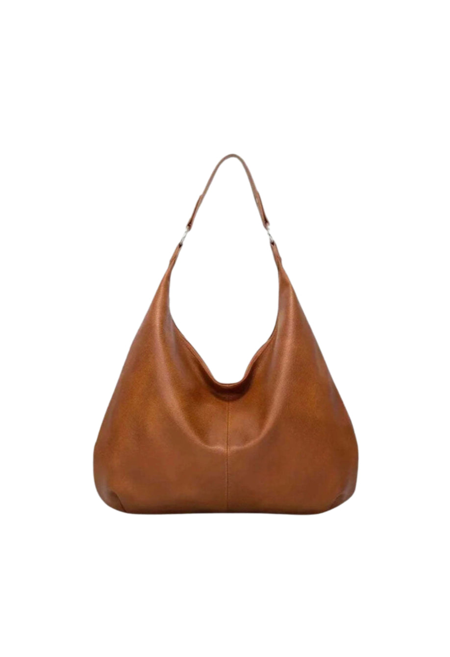 AMALFI CHARM MARRONE - LEATHER BAG