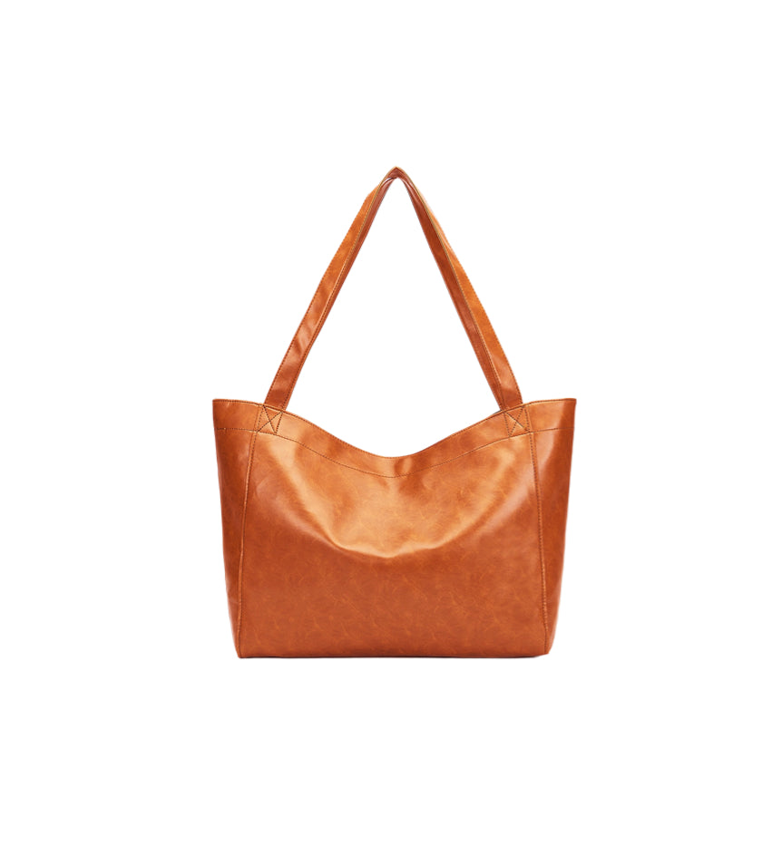 Aurelia – Marrone Chiaro Vintage Leather Tote Bag