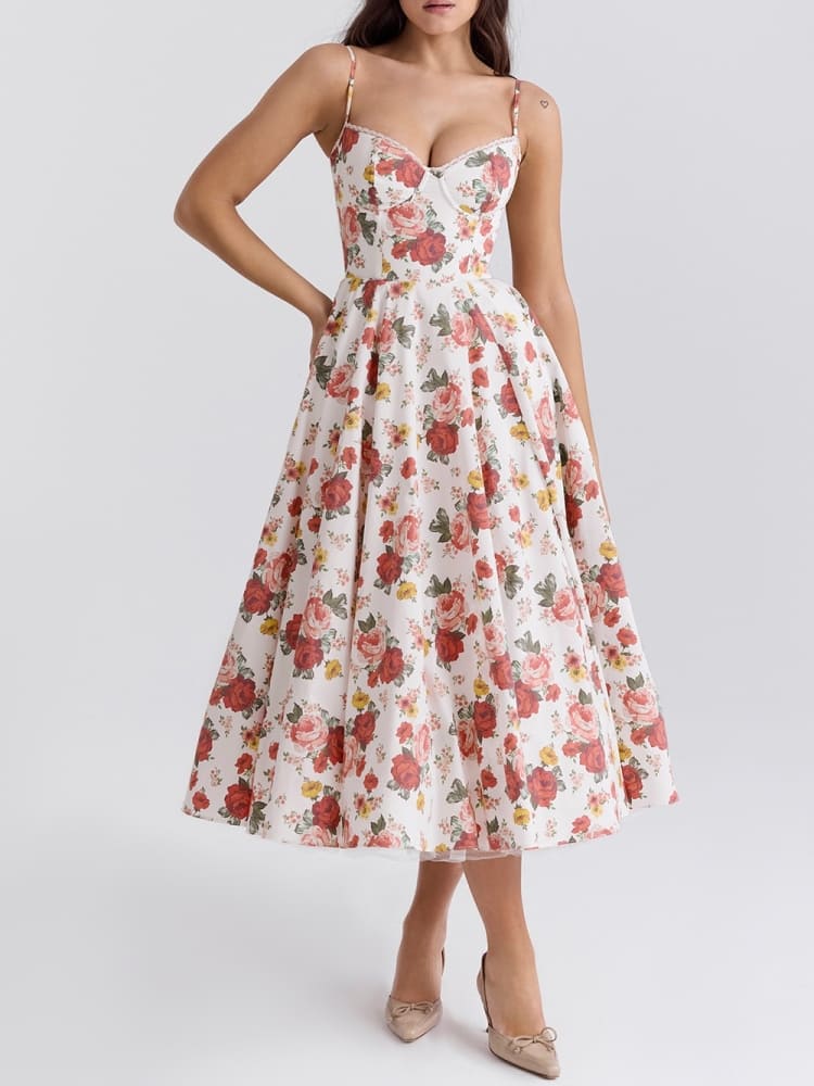 Arielle | Luxuriöses Midi-Kleid