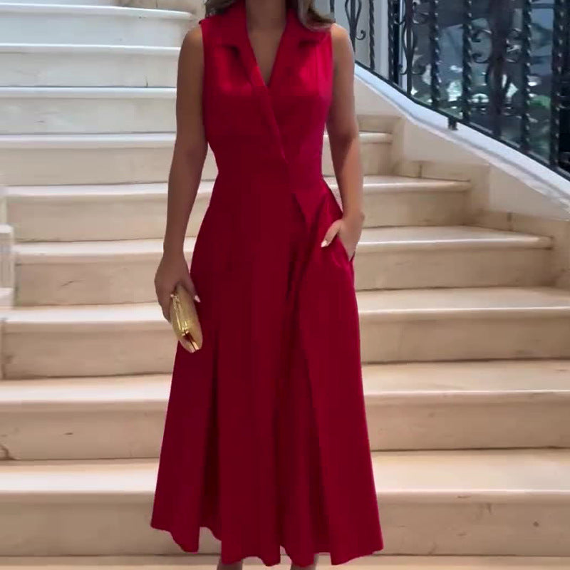 EMANUELA | ABENDKLEID MIT V-AUSSCHNITT
