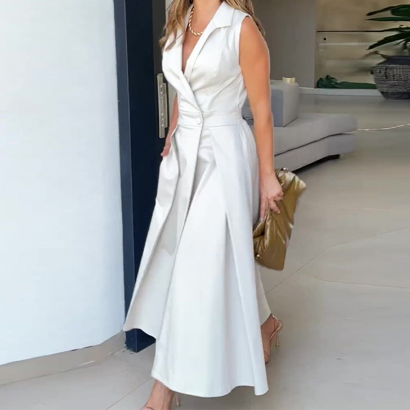 EMANUELA | ABENDKLEID MIT V-AUSSCHNITT