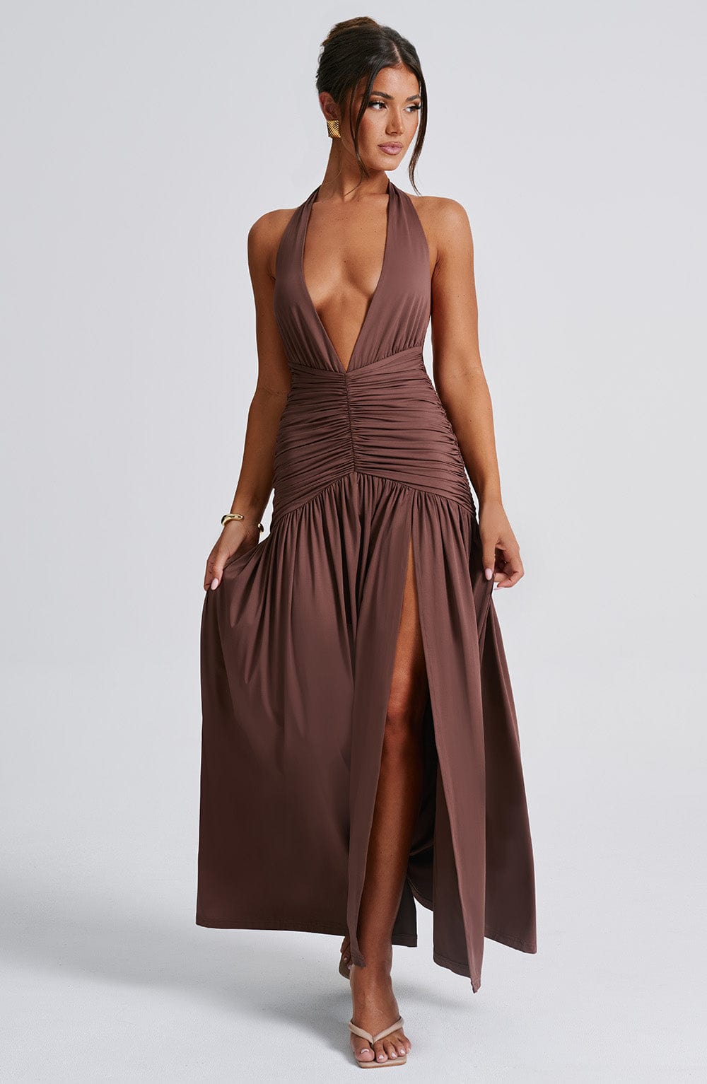 Maia - Langes trägerloses Kleid
