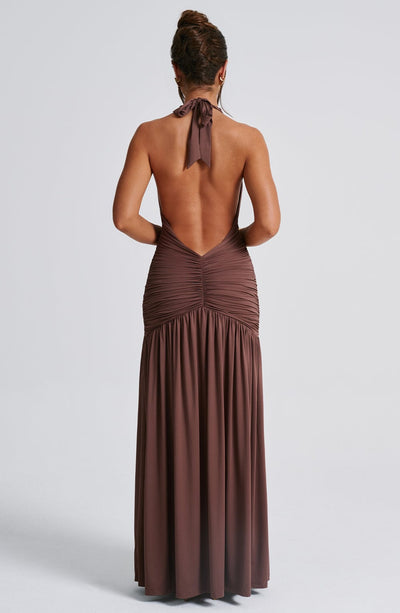 Maia - Langes trägerloses Kleid