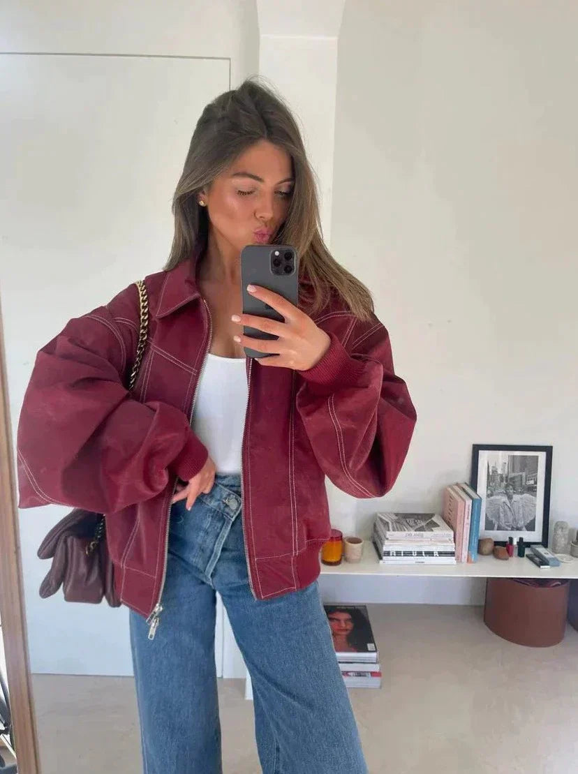 Maia | Stilvolle Bomberjacke