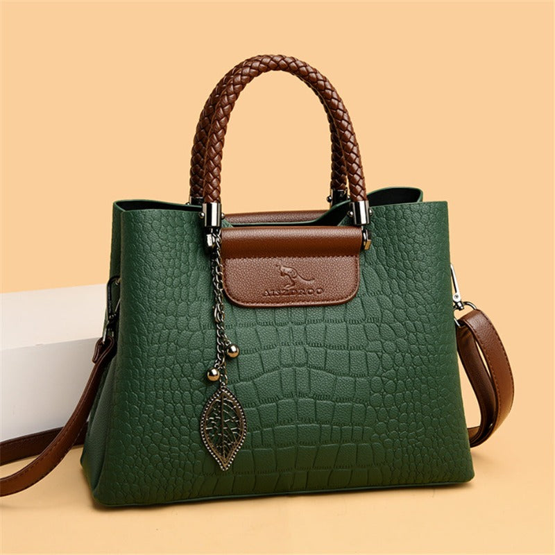 Janveni – Verde Elegant Leather Bag