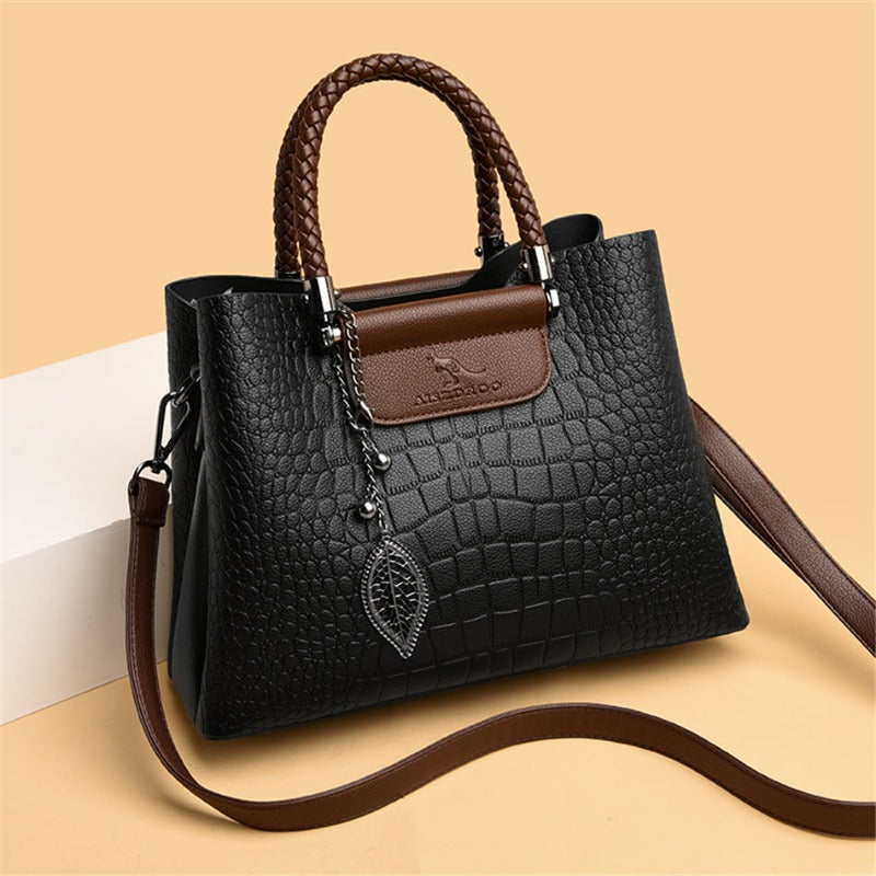Janveni – Verde Elegant Leather Bag