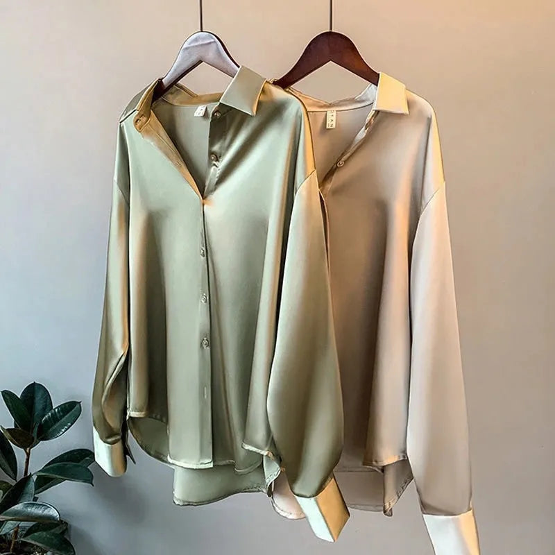 CAMICIA™ | SATINBLUSE FÜR DAMEN