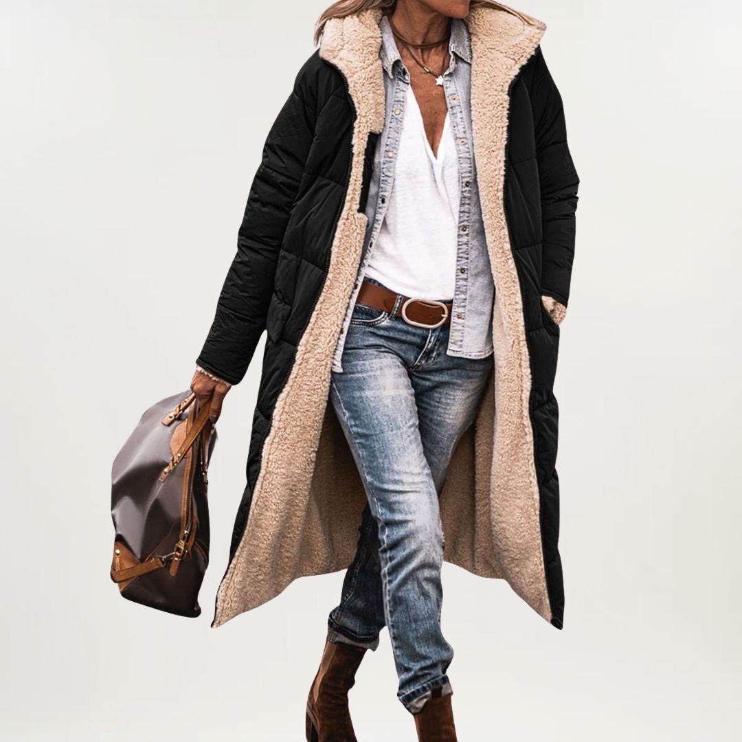 Fairford | Giacca Puffer Rivestita in Lana Reversibile